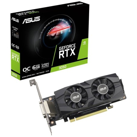 ASUS GeForce RTX 3050 LP BRK 6GB OC Edition - Elevate Your Gaming Experience with Cutting-Edge Performance!